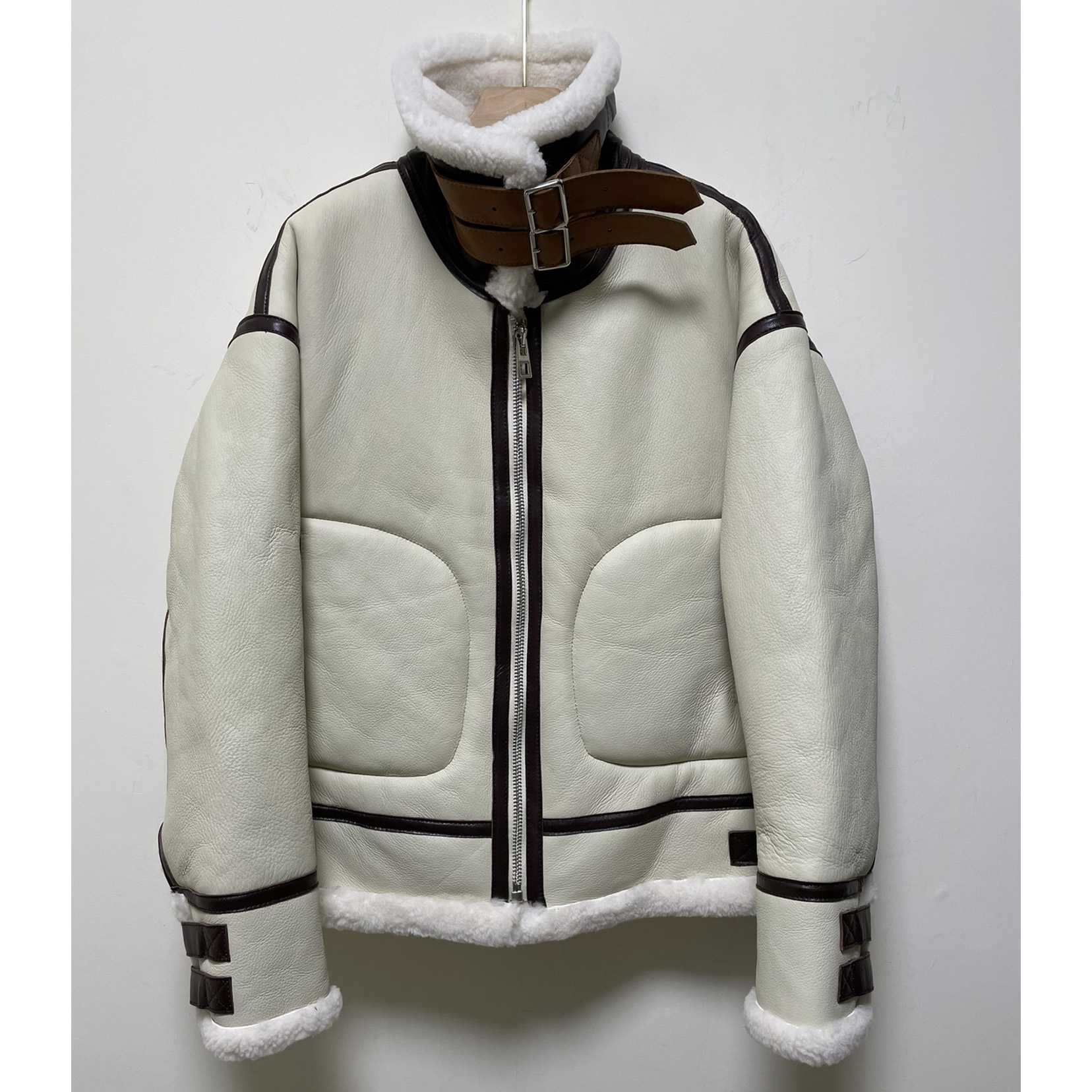 Loewe Aviator Jacket In Shearling - 