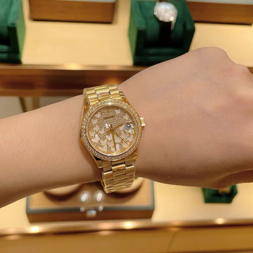 Rolex Yellow Gold Datejust 31 Watch - PerfectKickZ