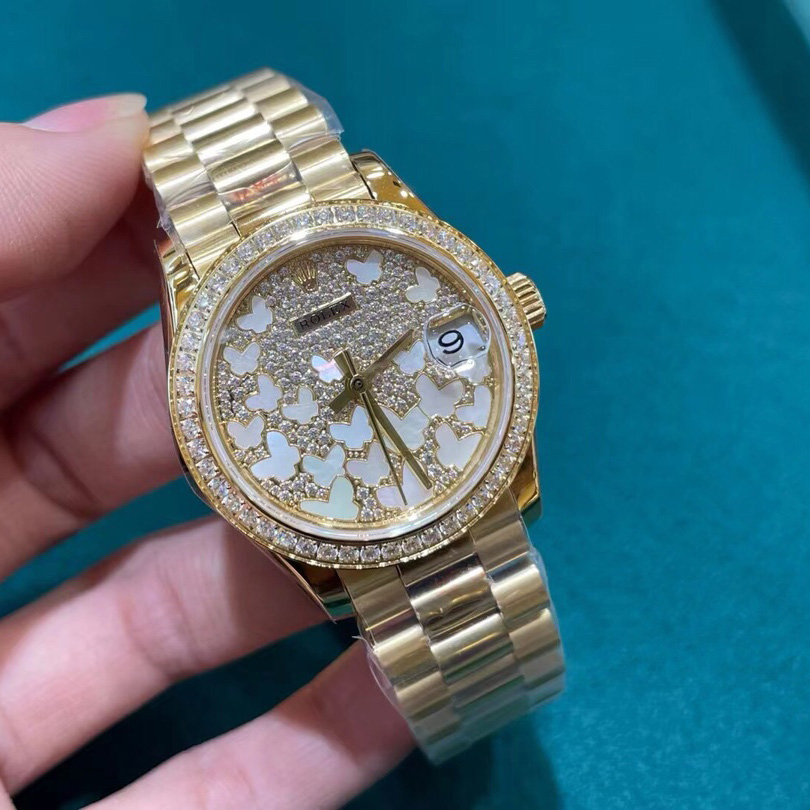 Rolex Yellow Gold Datejust 31 Watch - PerfectKickZ