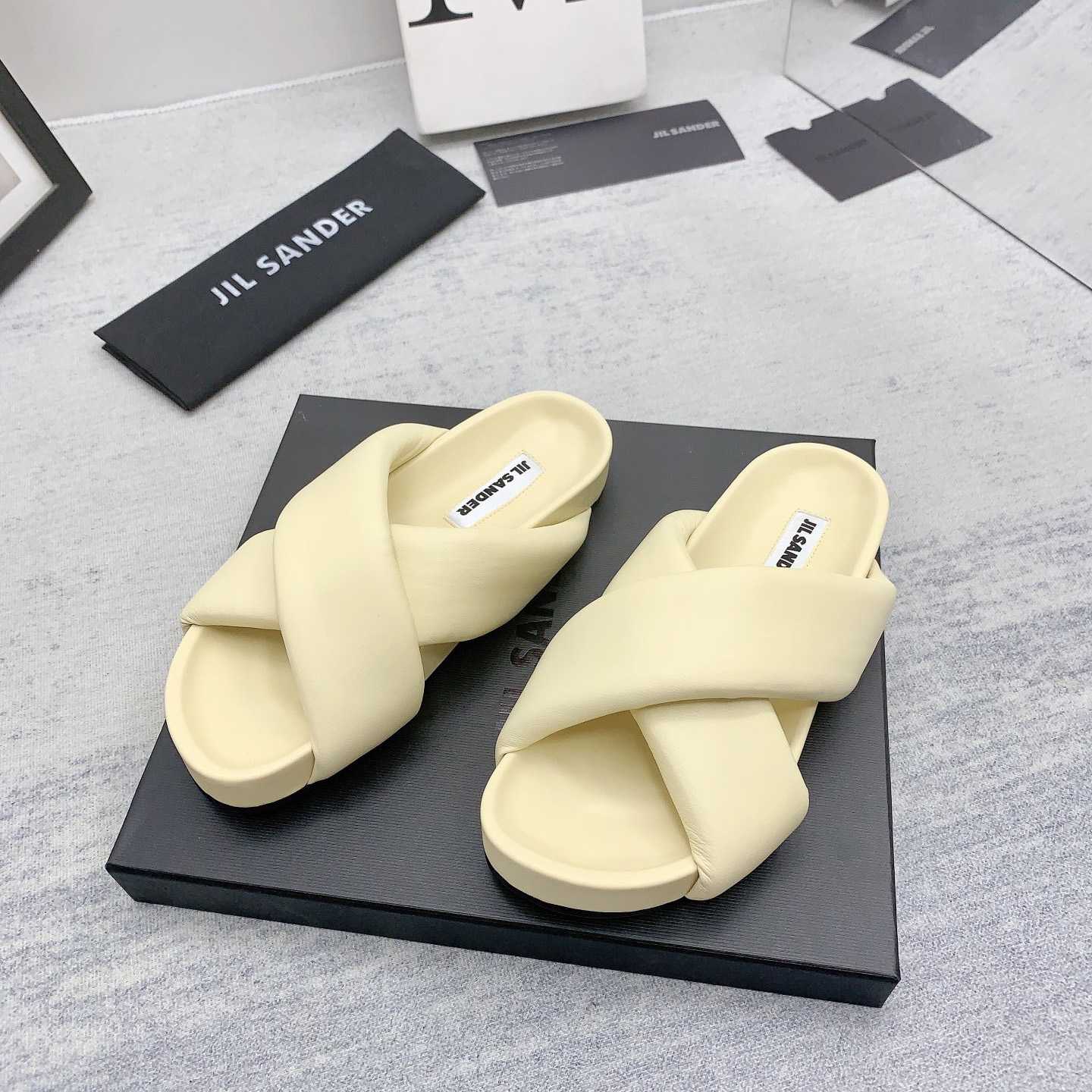 JIl Sander Padded Slides - PerfectKickZ