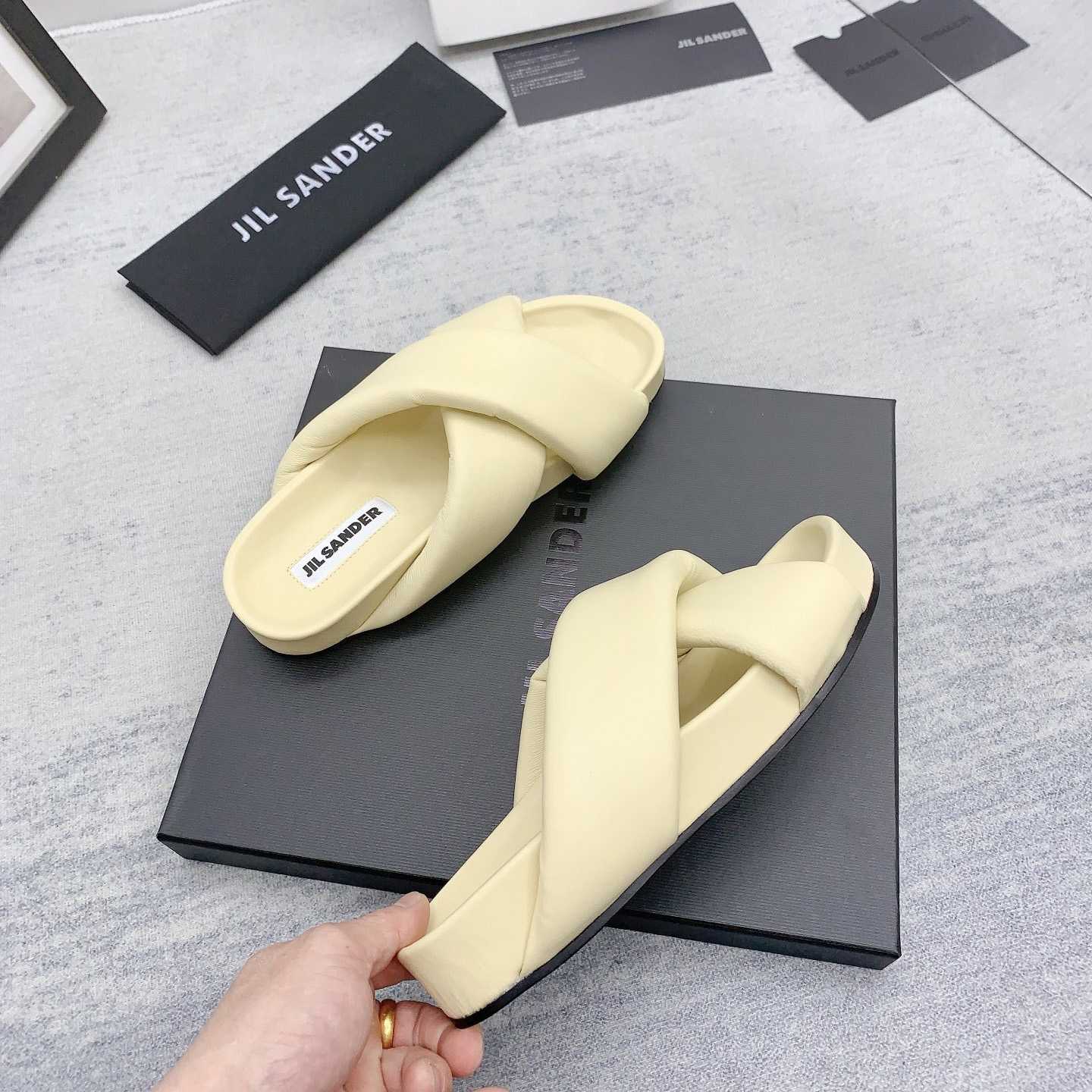 JIl Sander Padded Slides - PerfectKickZ