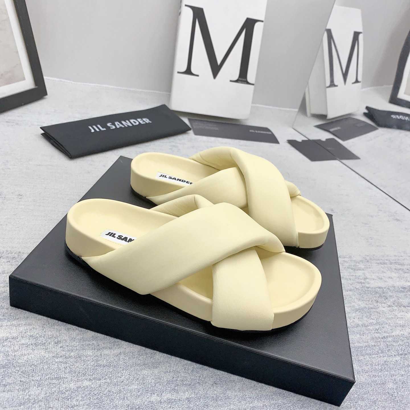 JIl Sander Padded Slides - PerfectKickZ