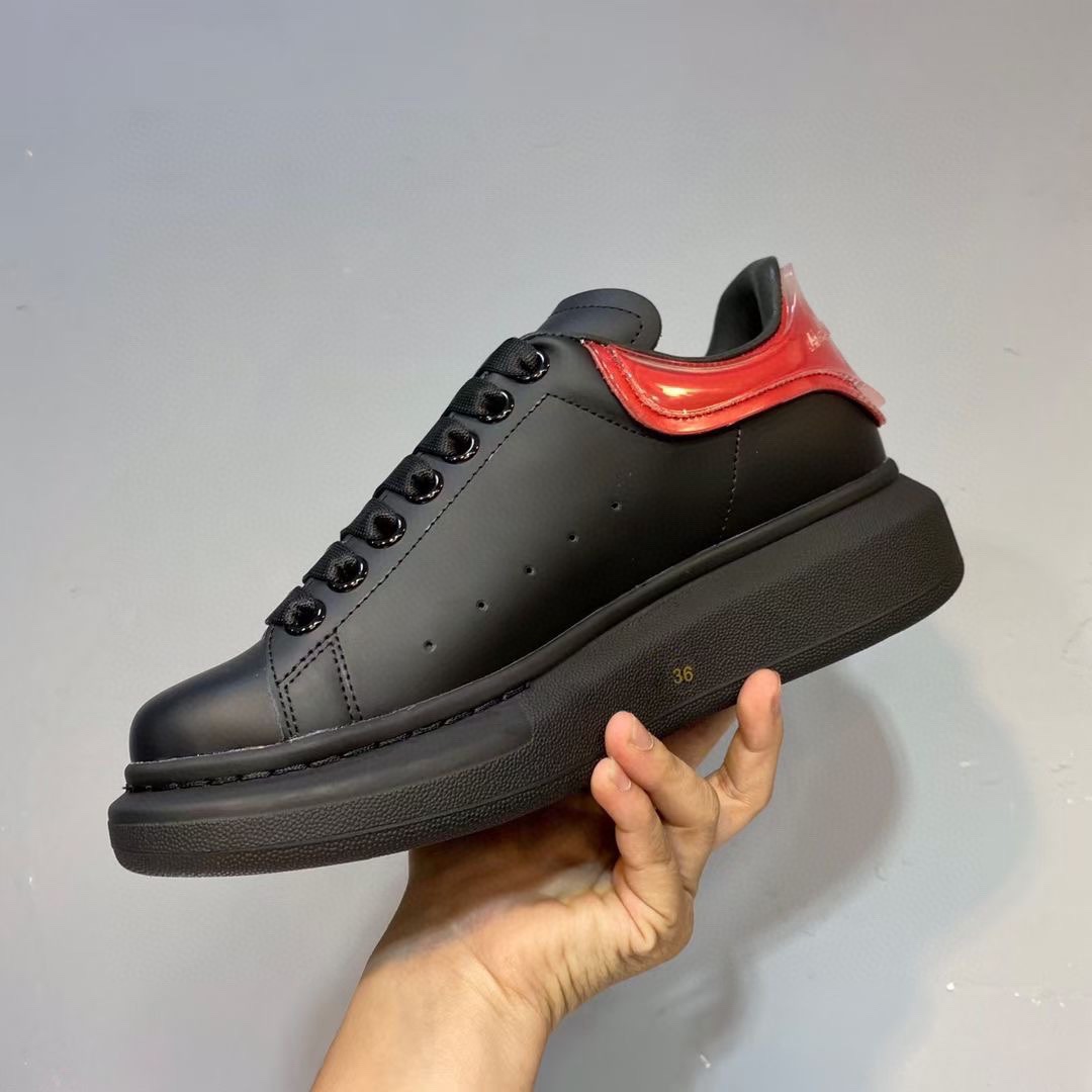 Alexander Mqueen Oversized Sneaker In Black - PerfectKickZ