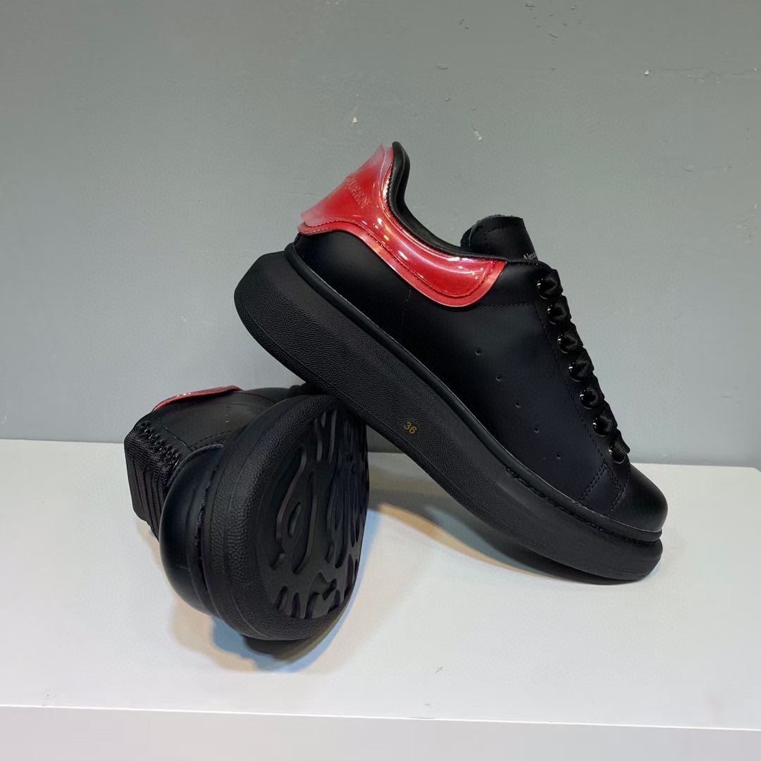 Alexander Mqueen Oversized Sneaker In Black - PerfectKickZ