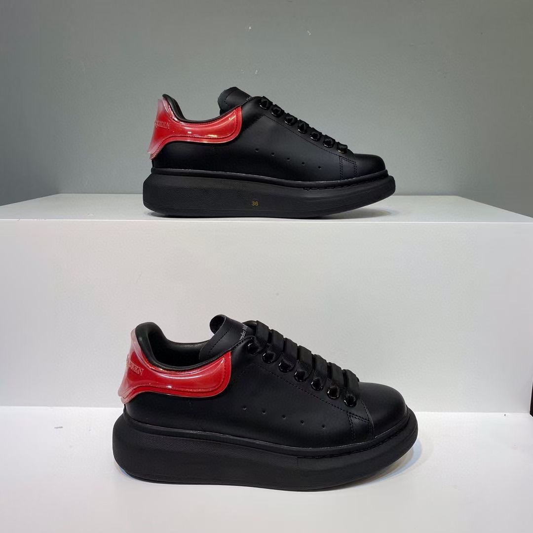 Alexander Mqueen Oversized Sneaker In Black - PerfectKickZ