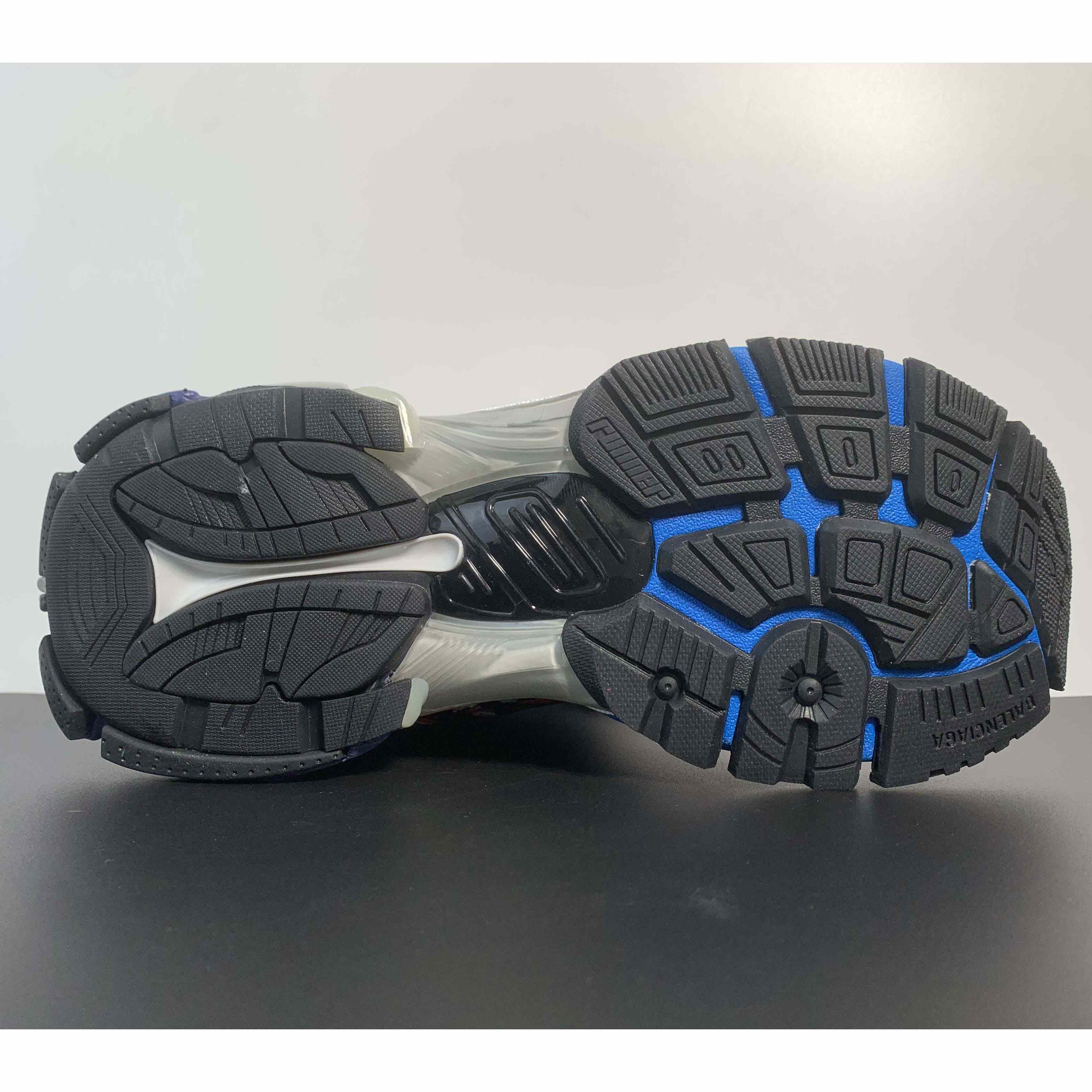 Balenciaga Runner Graffiti Sneaker In Blue - PerfectKickZ