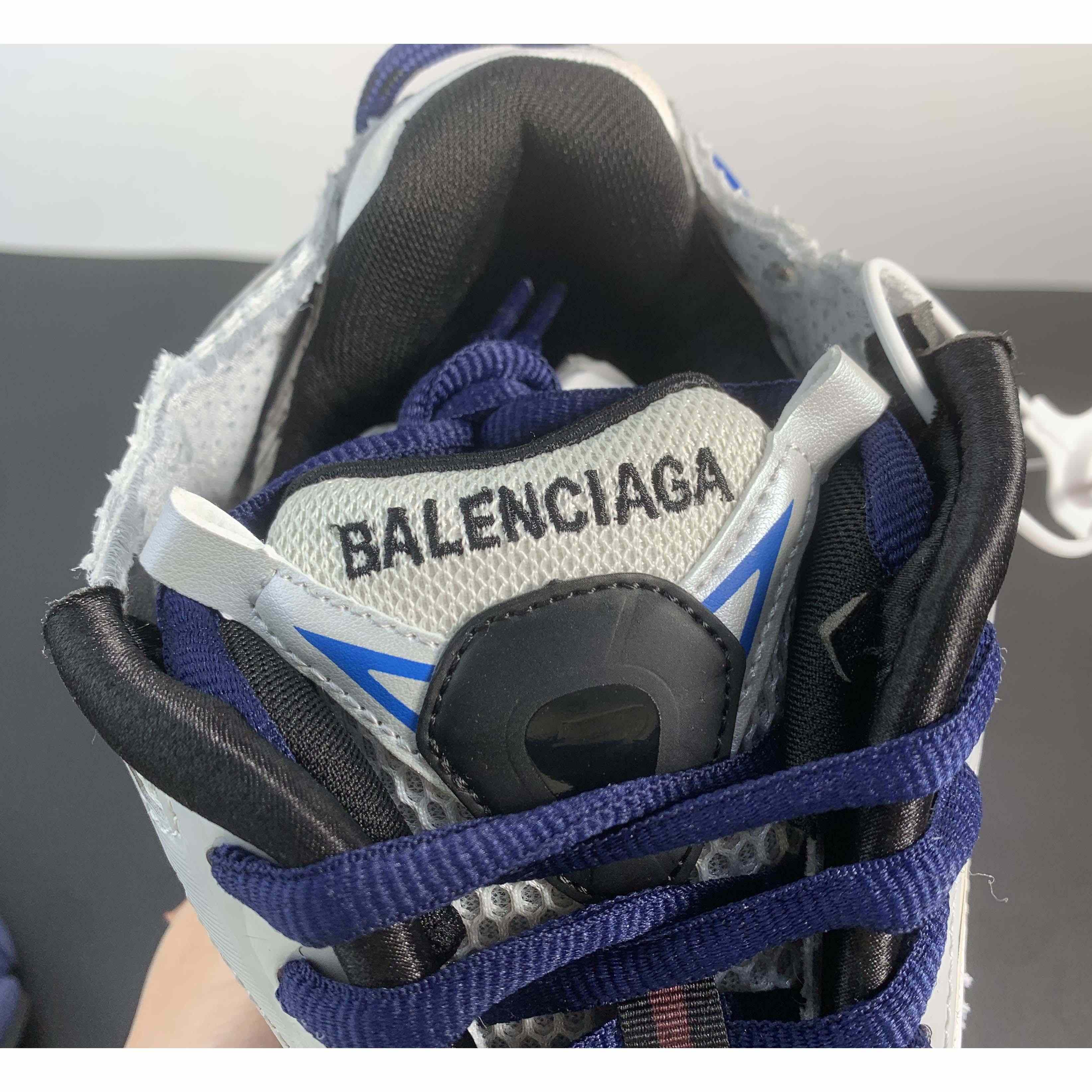 Balenciaga Runner Graffiti Sneaker In Blue - PerfectKickZ