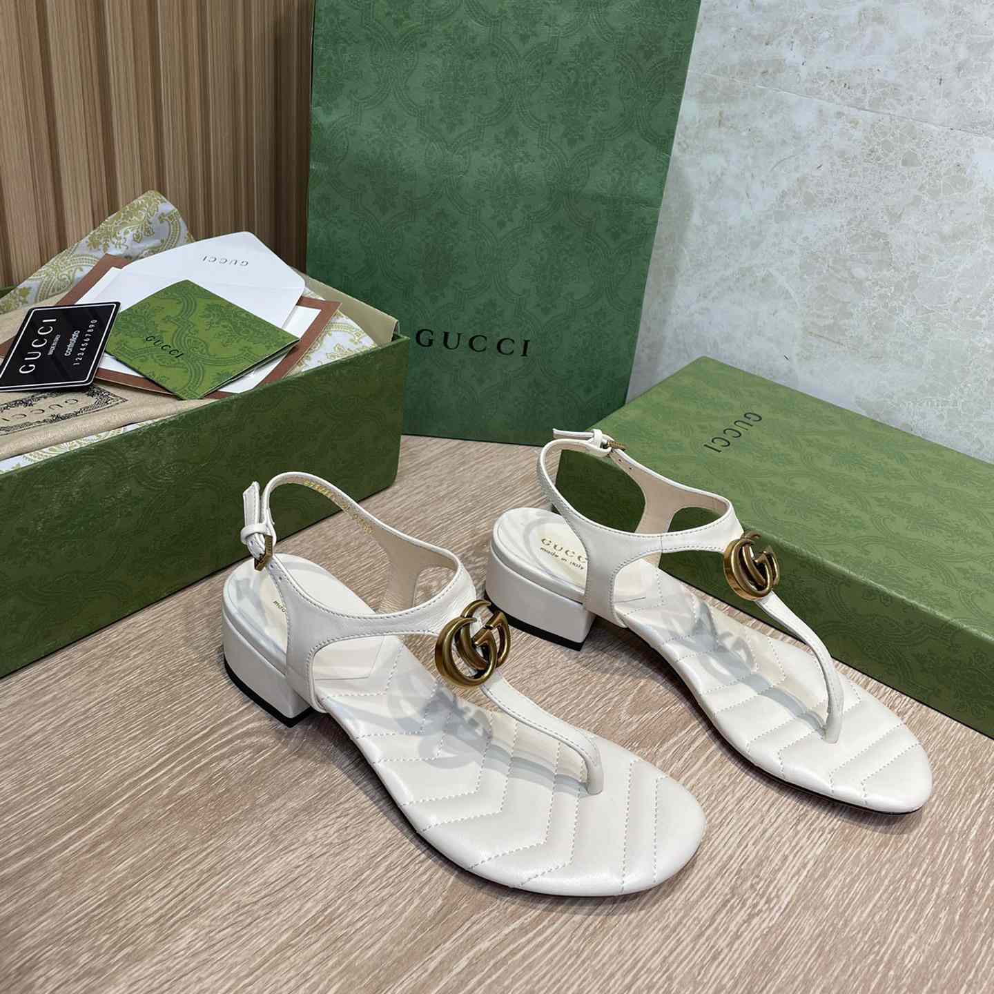 Gucci Women's Double G Sandal - PerfectKickZ