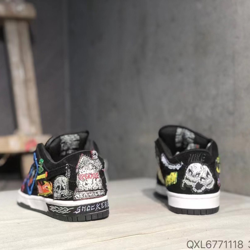 Nike SB x Neckface Dunk Low Pro Shoes     DO2326-001 - 