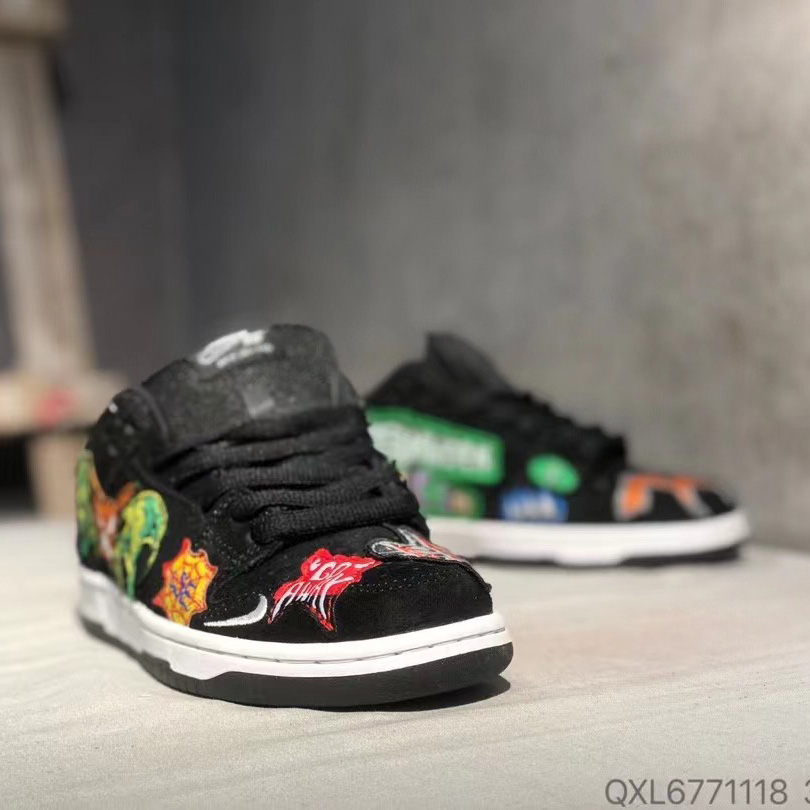 Nike SB x Neckface Dunk Low Pro Shoes     DO2326-001 - 