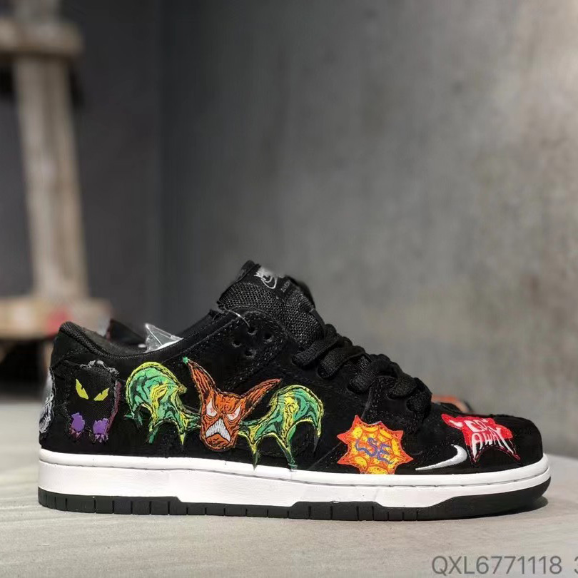 Nike SB x Neckface Dunk Low Pro Shoes     DO2326-001 - PerfectKickZ