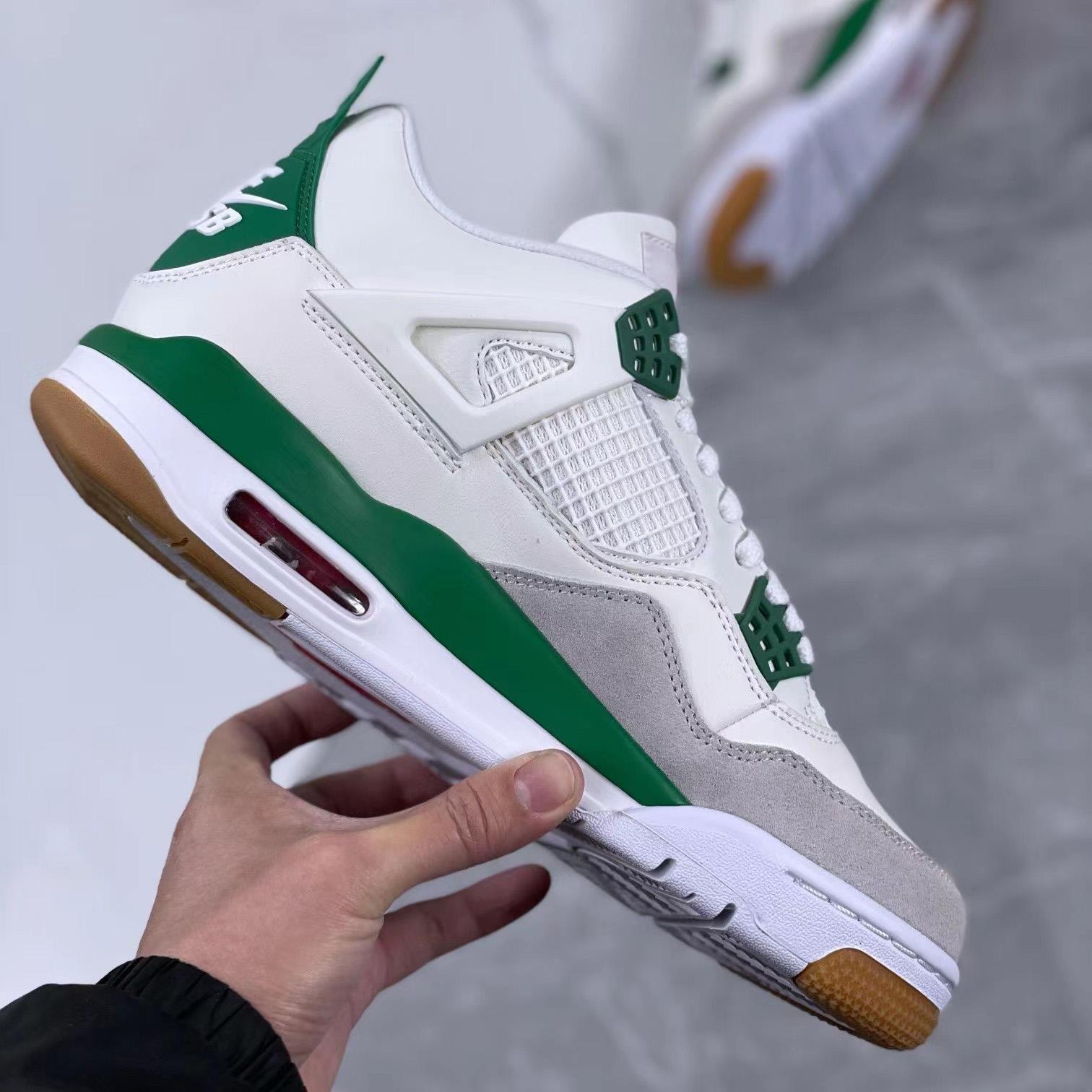 Nike SB x Air Jordan 4 “Pine Green”Sneaker      DR5415-103 - PerfectKickZ