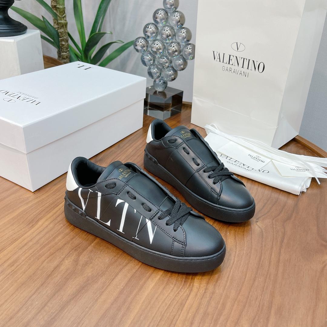 Valenti Open Sneaker With VLTN Print - PerfectKickZ