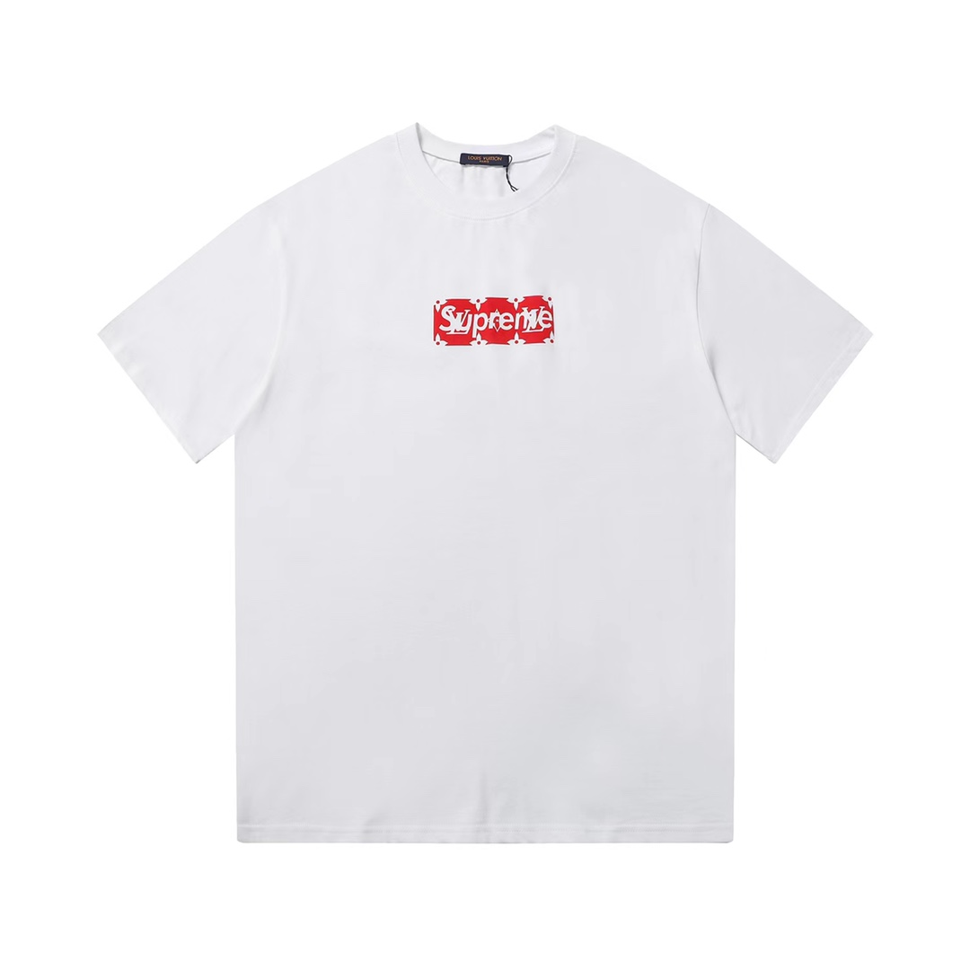 Supreme x Louis Vuitton Box Logo T-Shirt - PerfectKickZ