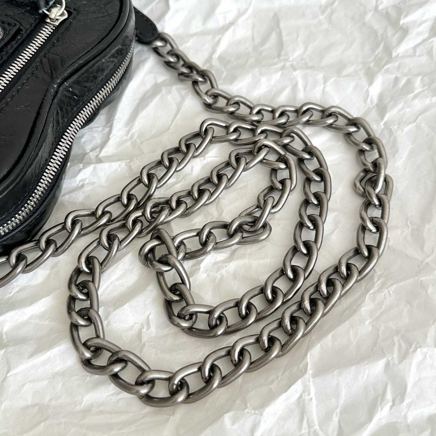 Balenciaga Le Cagole Heart Mini Bag In Black(16-12.7-4.5cm) - PerfectKickZ