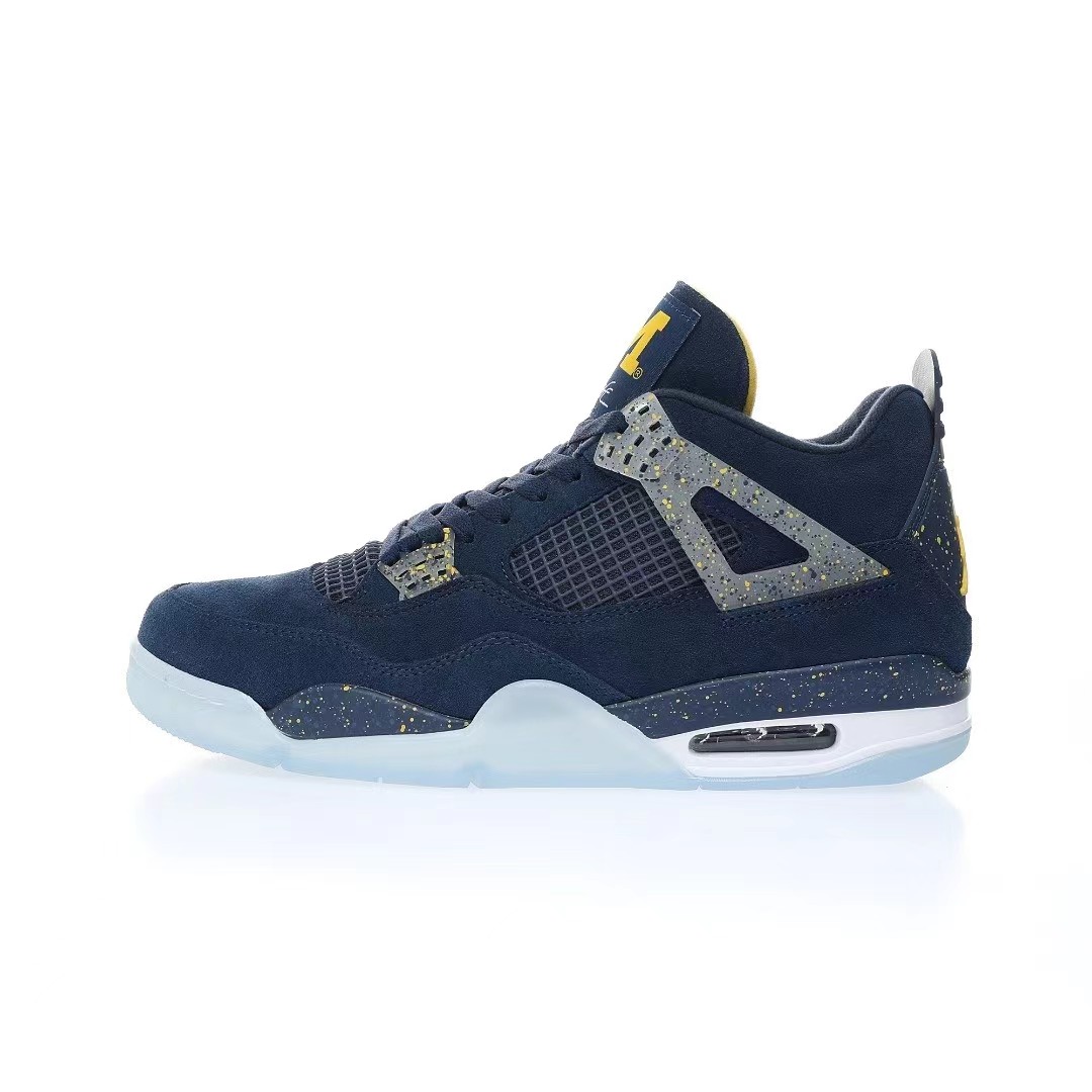 Nike Air Jordan 4 Retro PEUniversity of Michigan Sneaker      Ct8532-148 - PerfectKickZ