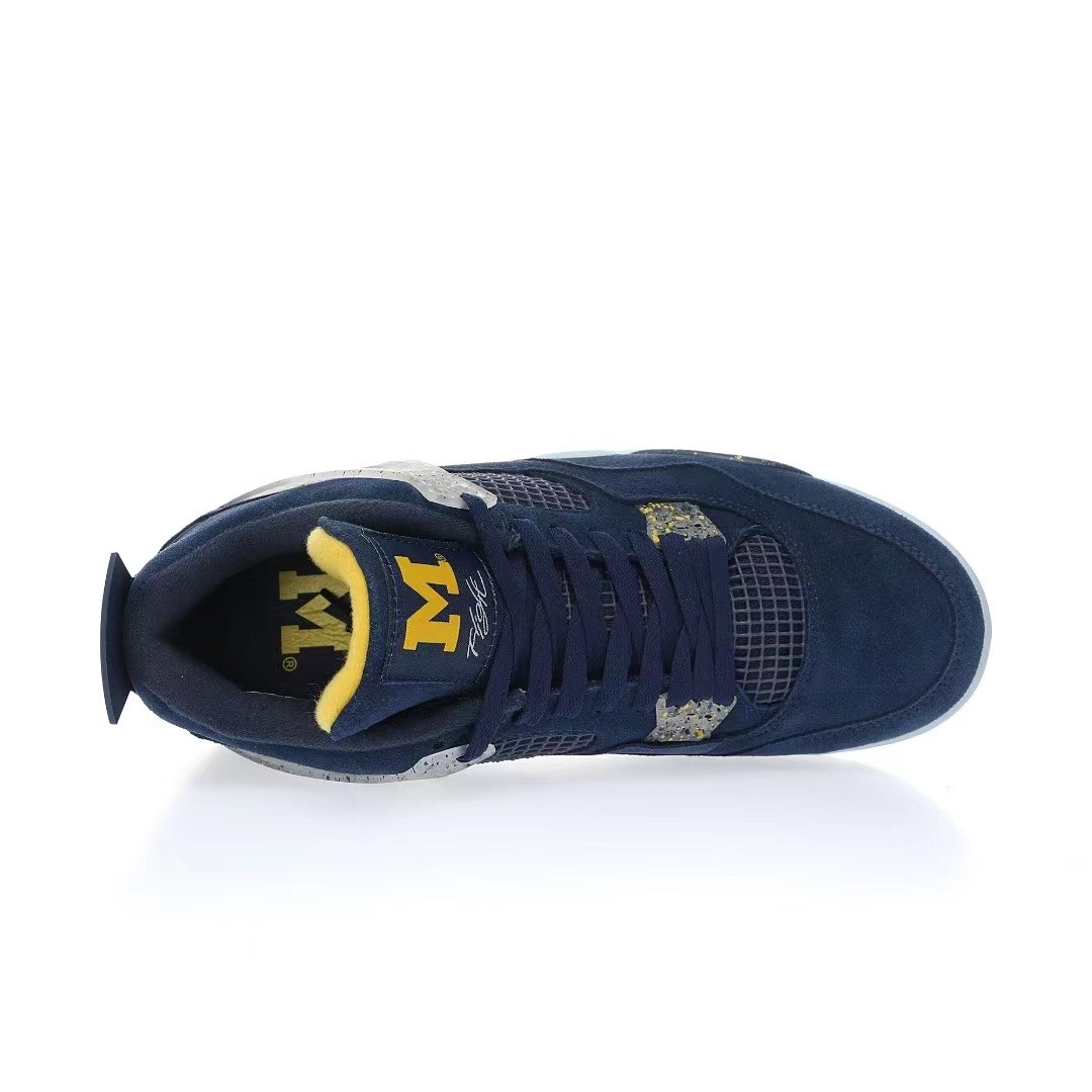 Nike Air Jordan 4 Retro PEUniversity of Michigan Sneaker      Ct8532-148 - PerfectKickZ