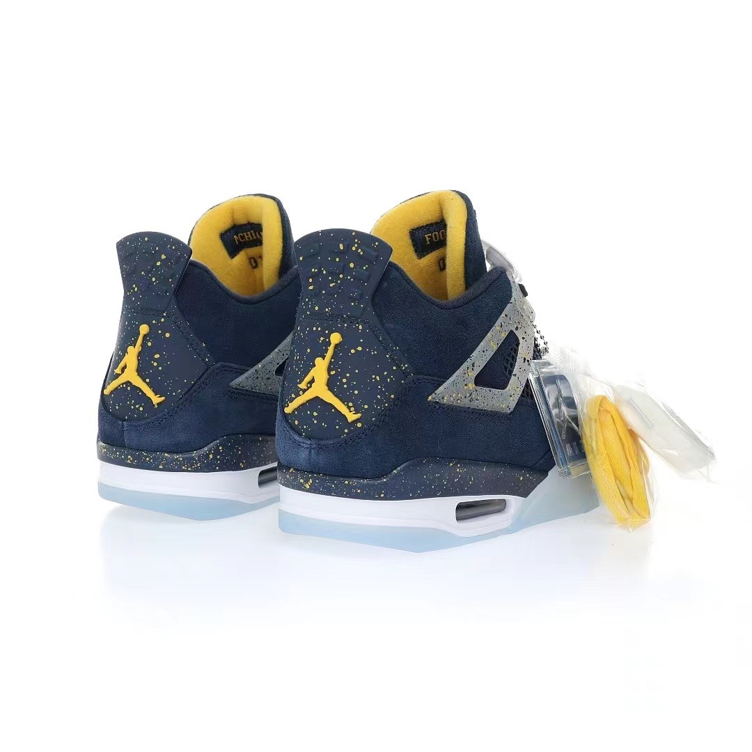 Nike Air Jordan 4 Retro PEUniversity of Michigan Sneaker      Ct8532-148 - PerfectKickZ
