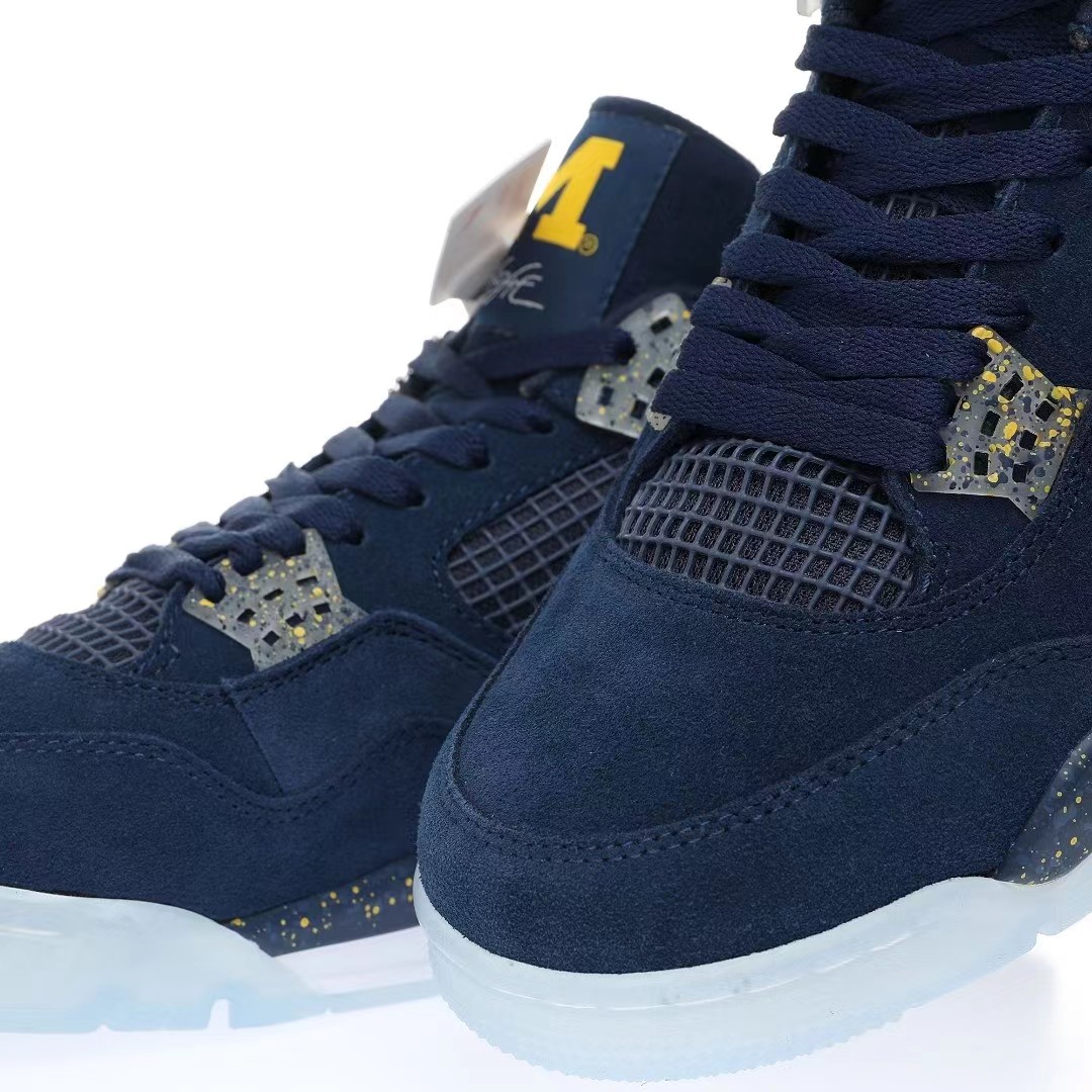 Nike Air Jordan 4 Retro PEUniversity of Michigan Sneaker      Ct8532-148 - PerfectKickZ