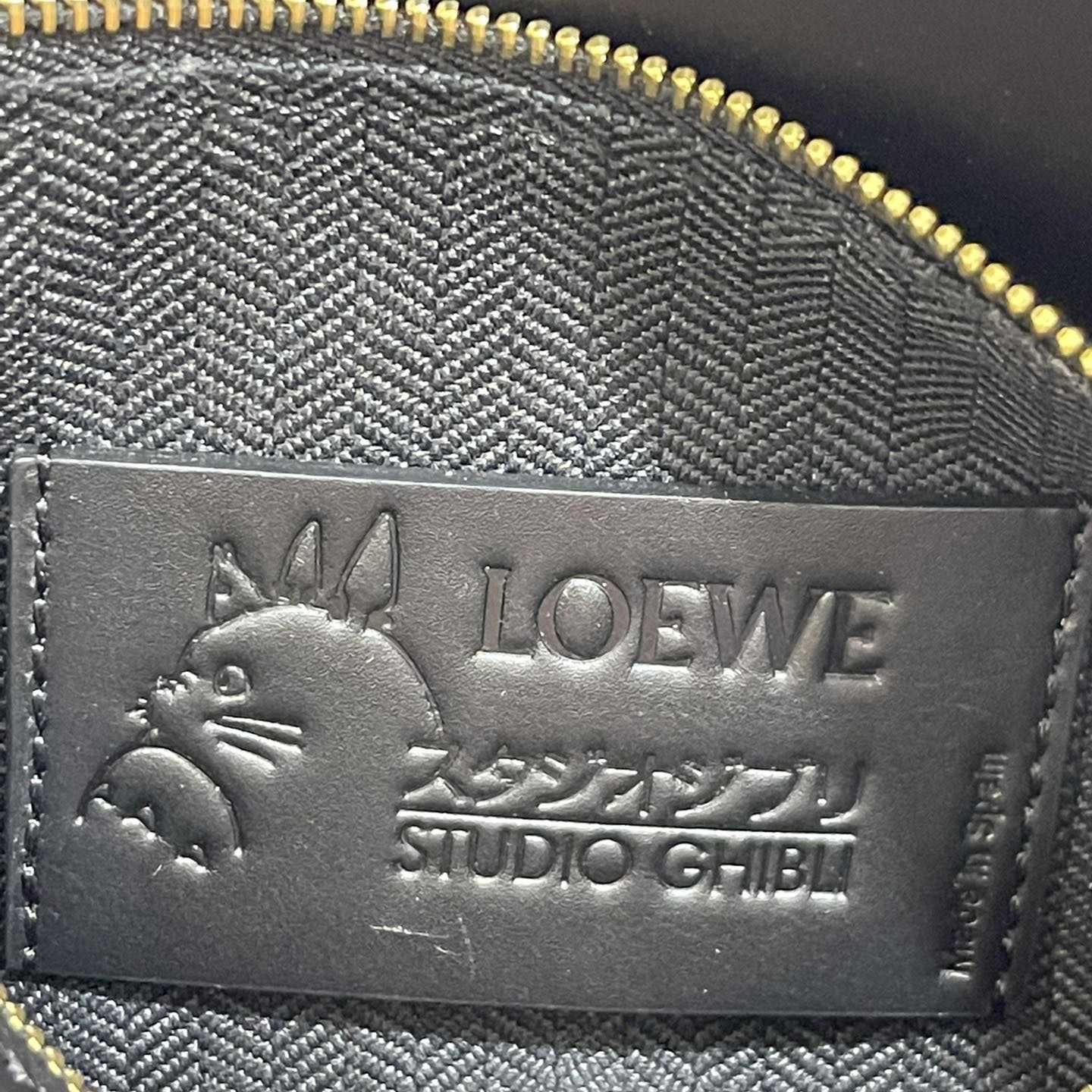 Loewe Calcifer Mini Puzzle Bag In Satin Calfskin And Crystal - PerfectKickZ