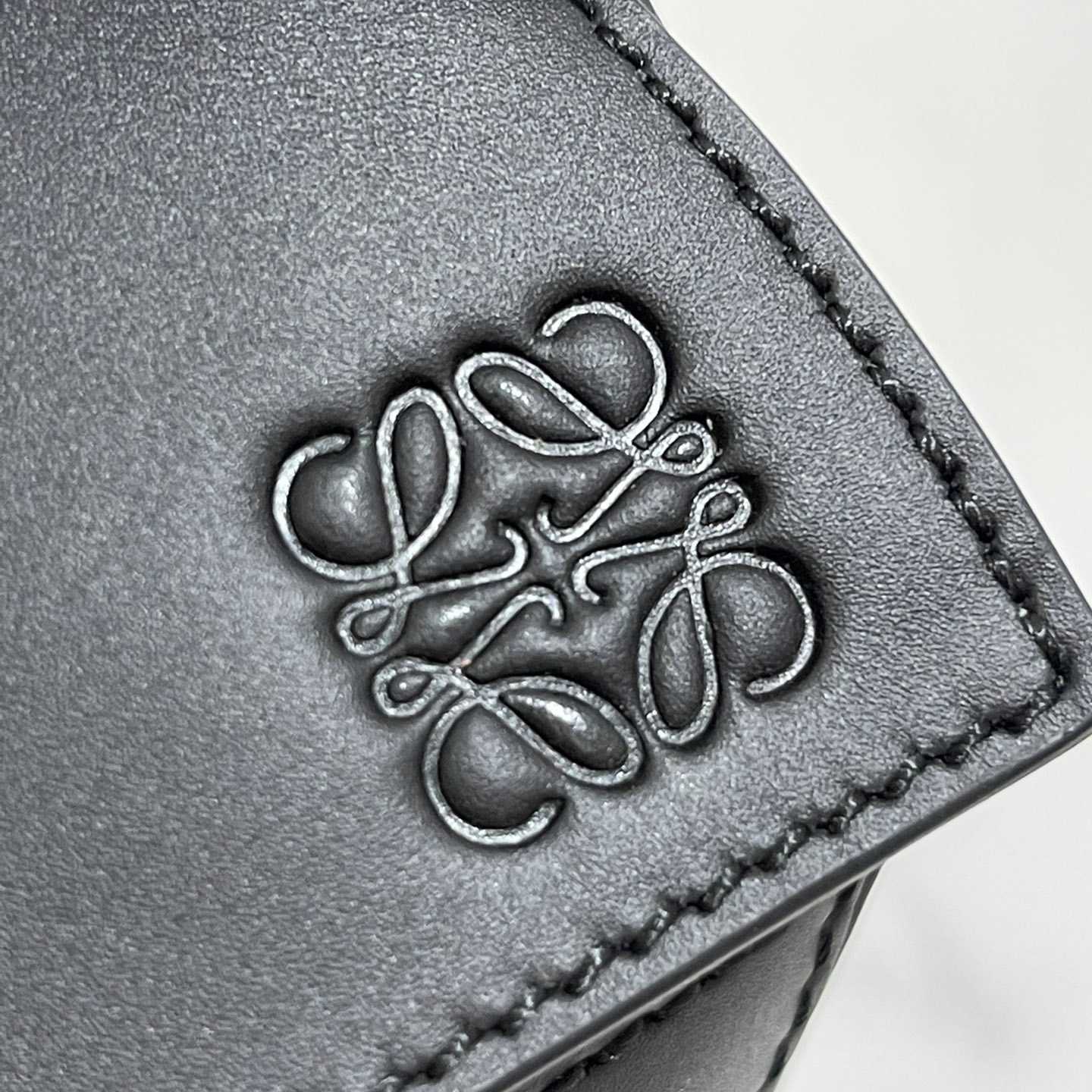 Loewe Calcifer Mini Puzzle Bag In Satin Calfskin And Crystal - PerfectKickZ