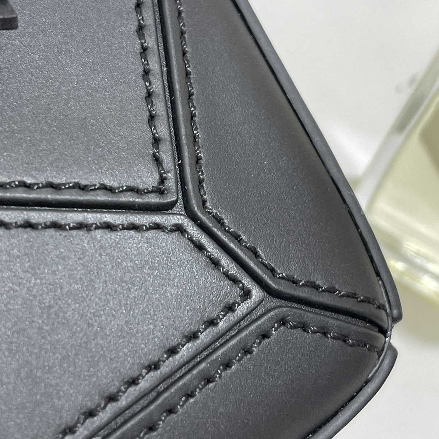 Loewe Calcifer Mini Puzzle Bag In Satin Calfskin And Crystal - PerfectKickZ