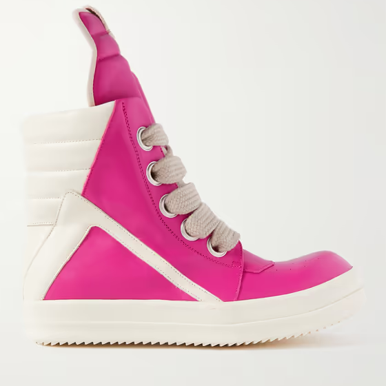 Rick Owens  SS23 Edfu Geobasket In Full Grain Calf - PerfectKickZ