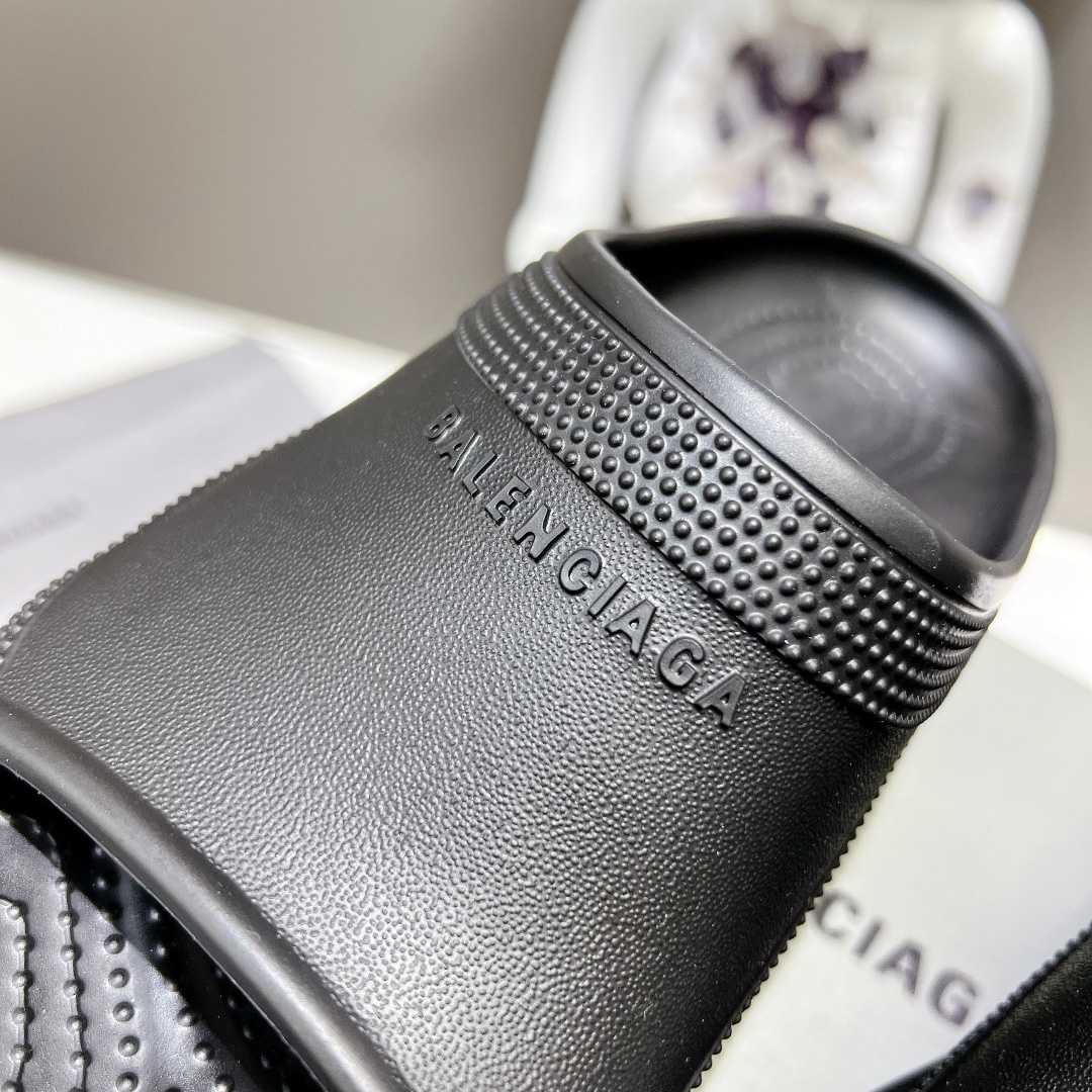 Balenciaga Women's Pool Crocs™ Slide Sandal In Black  - PerfectKickZ