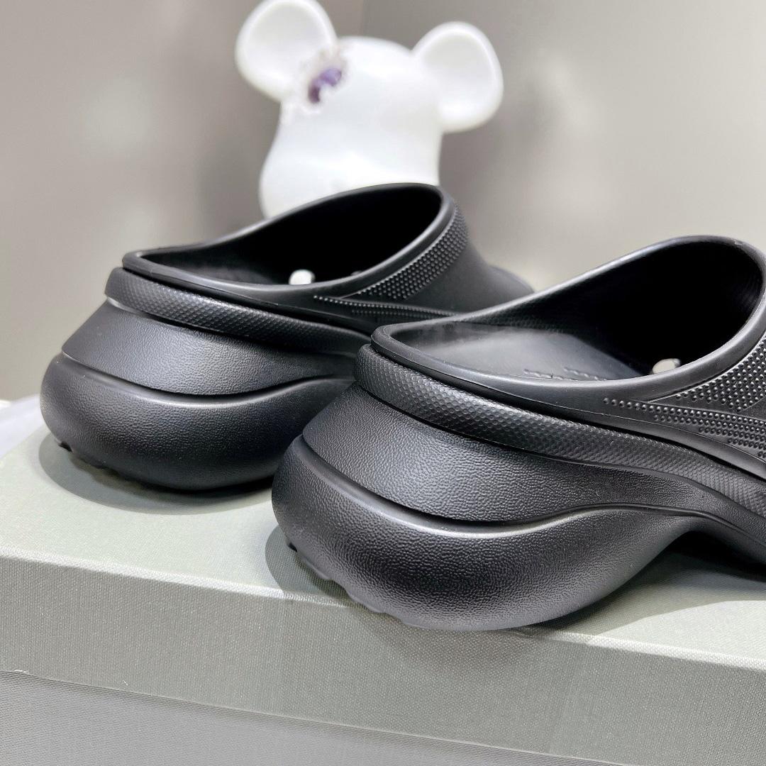 Balenciaga Women's Pool Crocs™ Slide Sandal In Black  - PerfectKickZ