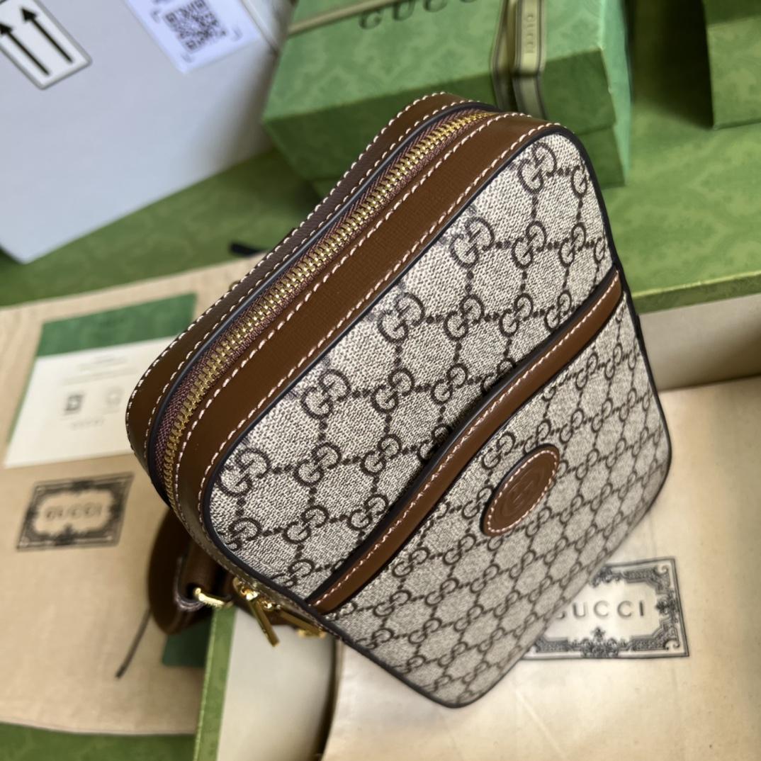 Gucci Sling Backpack With Interlocking G(24*16*5cm) - PerfectKickZ