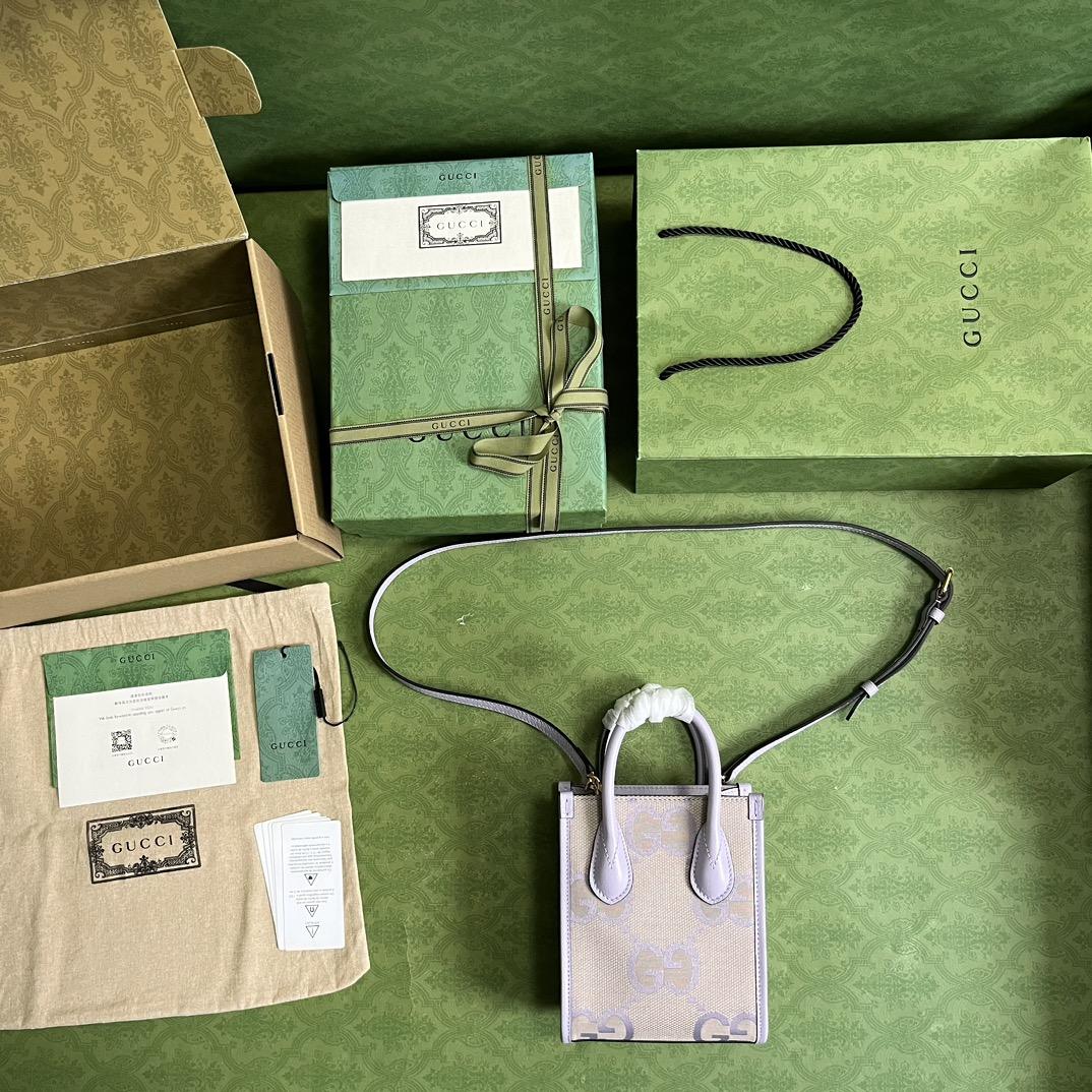 Gucci Jumbo GG Mini Tote Bag - PerfectKickZ