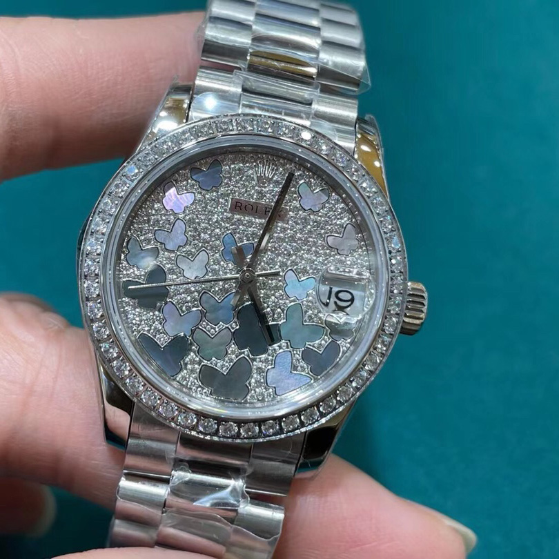 Rolex White Gold Datejust 31 Watch - PerfectKickZ