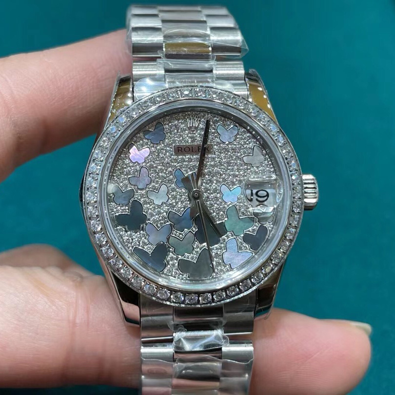 Rolex White Gold Datejust 31 Watch - PerfectKickZ