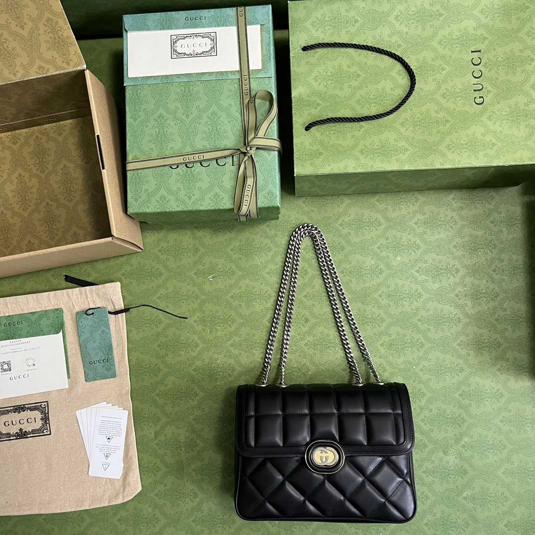 Gucci Deco Small Shoulder Bag (25-19.5-8cm) - PerfectKickZ