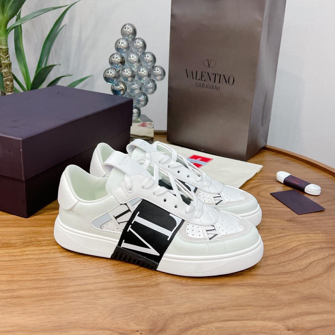 Valenti Low-top Calfskin VL7N Sneaker With Bands - PerfectKickZ
