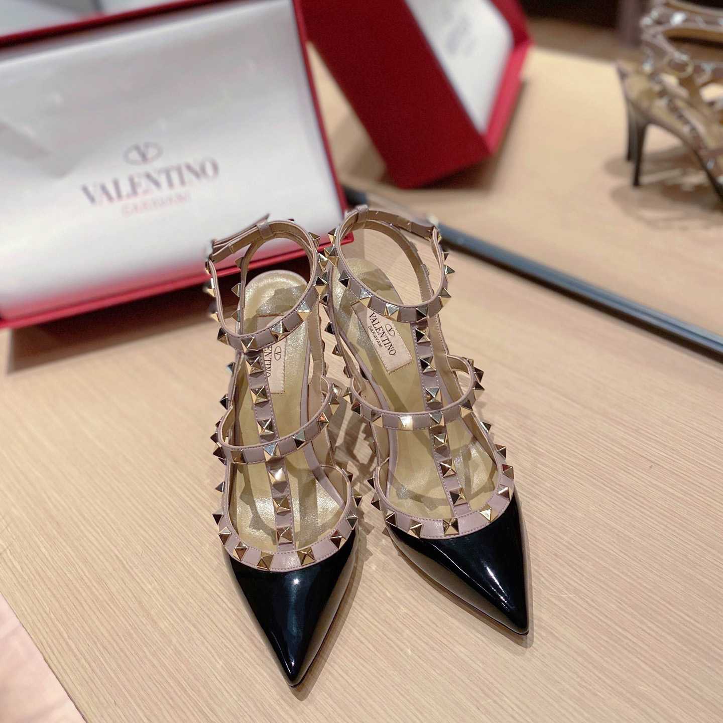 Valenti Patent Rockstud Caged Pump   100mm - PerfectKickZ