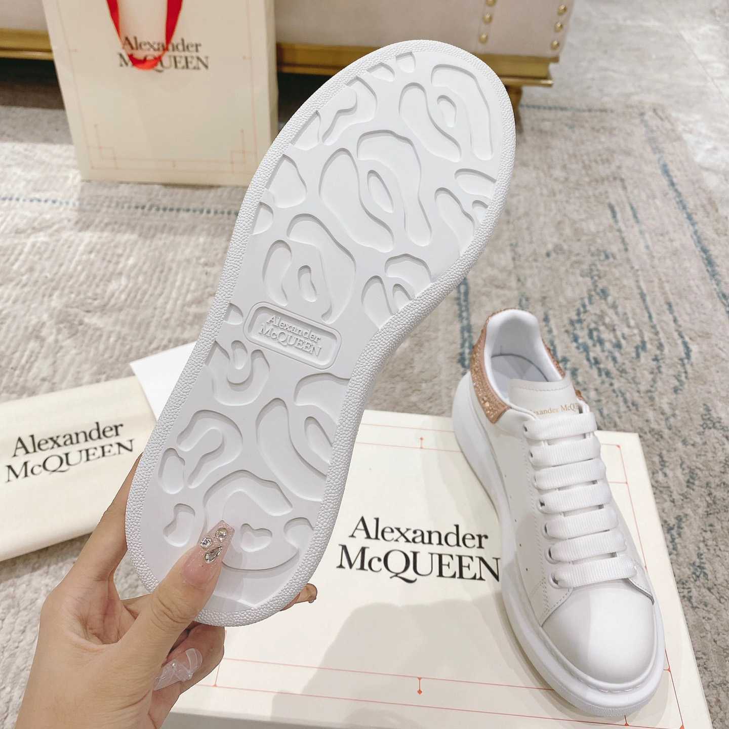 Alexander Mqueen Oversized Sneaker In White - PerfectKickZ