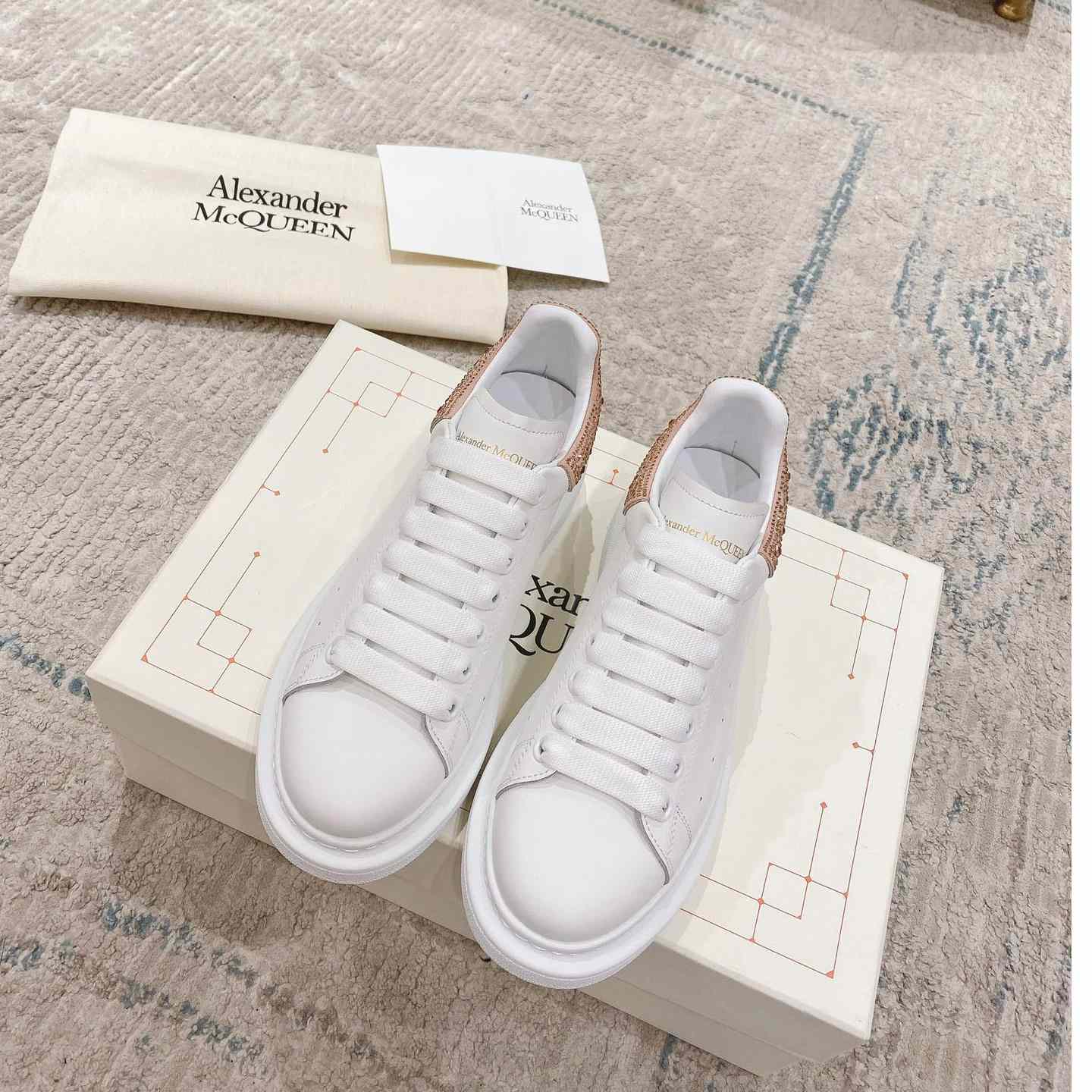 Alexander Mqueen Oversized Sneaker In White - PerfectKickZ