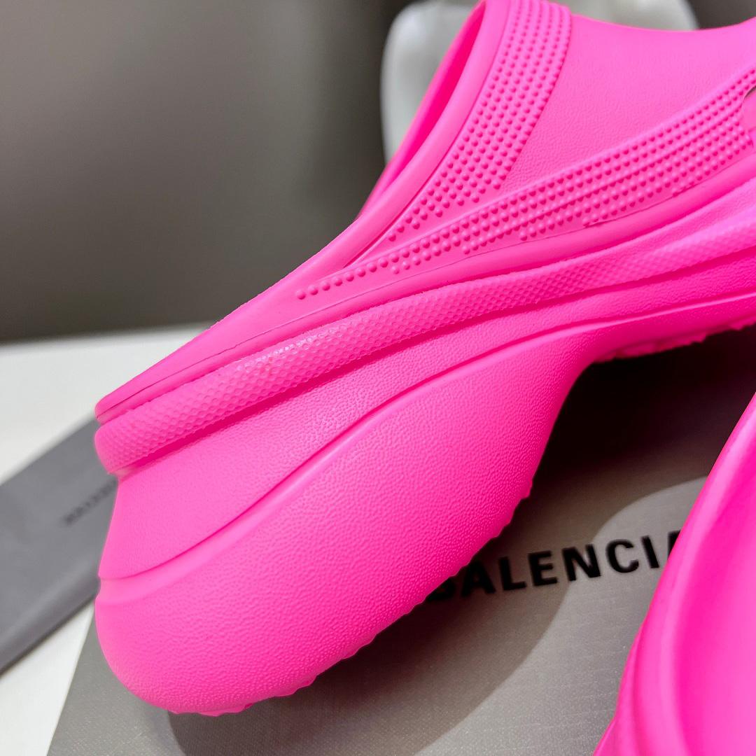 Balenciaga Women's Pool Crocs™ Slide Sandal In Pink - PerfectKickZ
