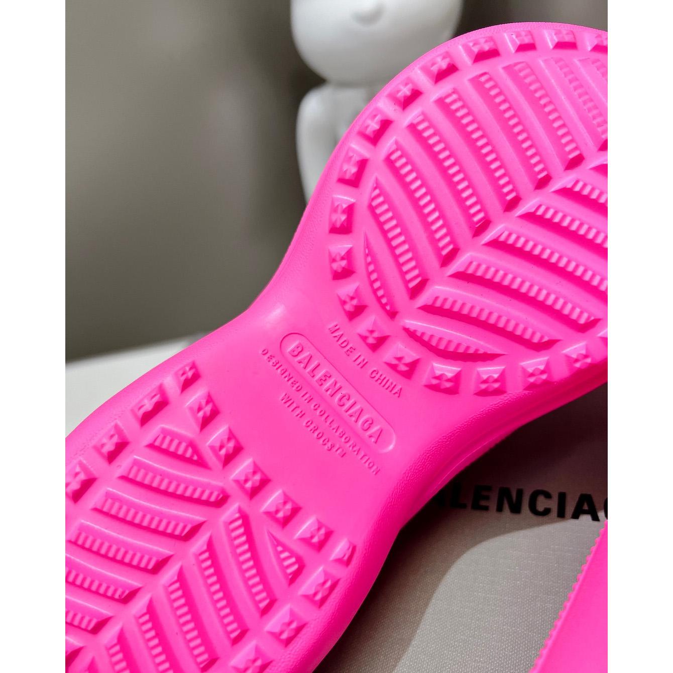 Balenciaga Women's Pool Crocs™ Slide Sandal In Pink - PerfectKickZ