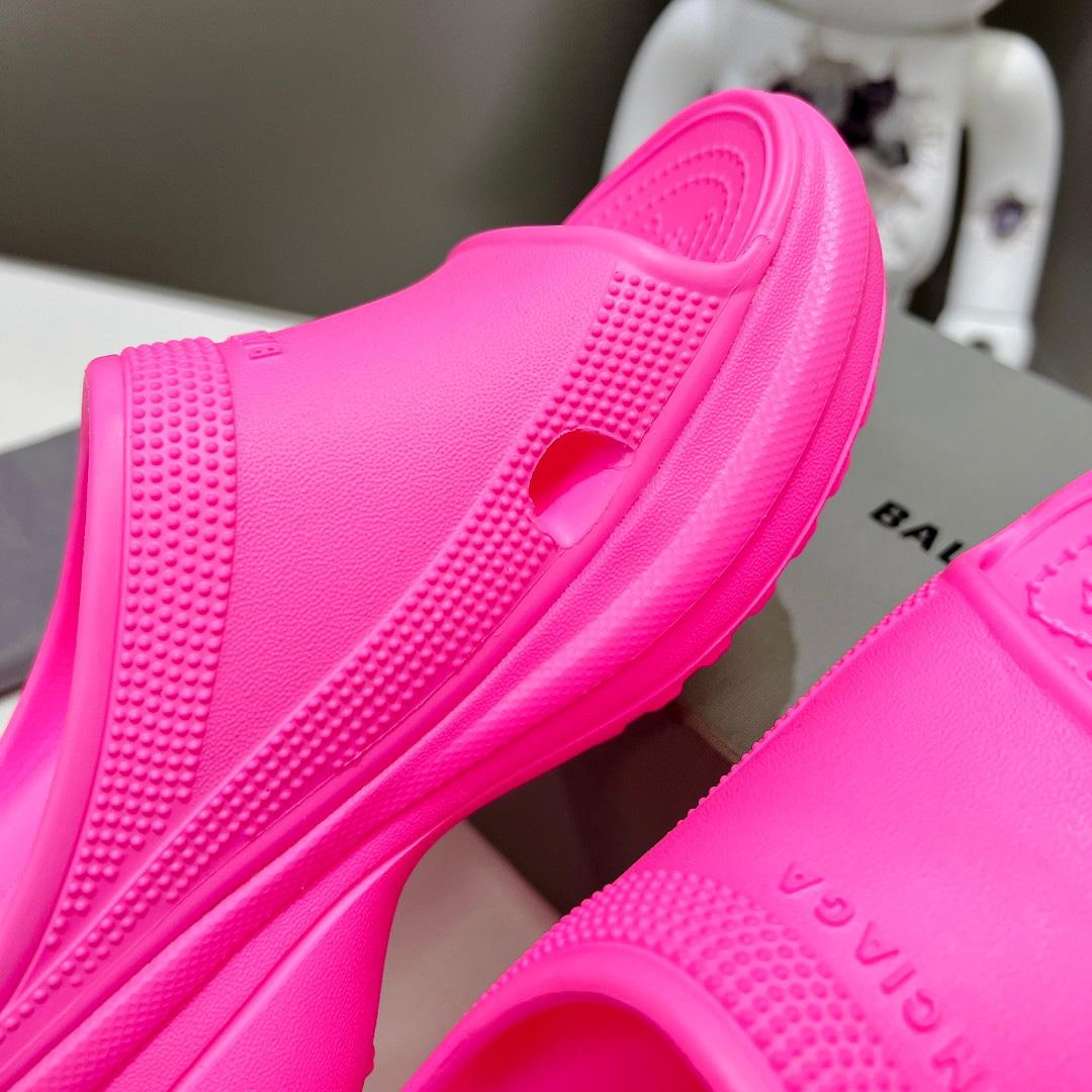 Balenciaga Women's Pool Crocs™ Slide Sandal In Pink - PerfectKickZ