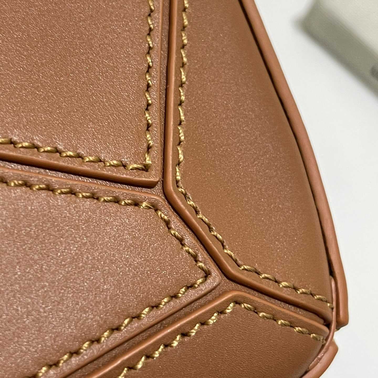 Loewe Calcifer Mini Puzzle Bag In Satin Calfskin And Crystal - PerfectKickZ