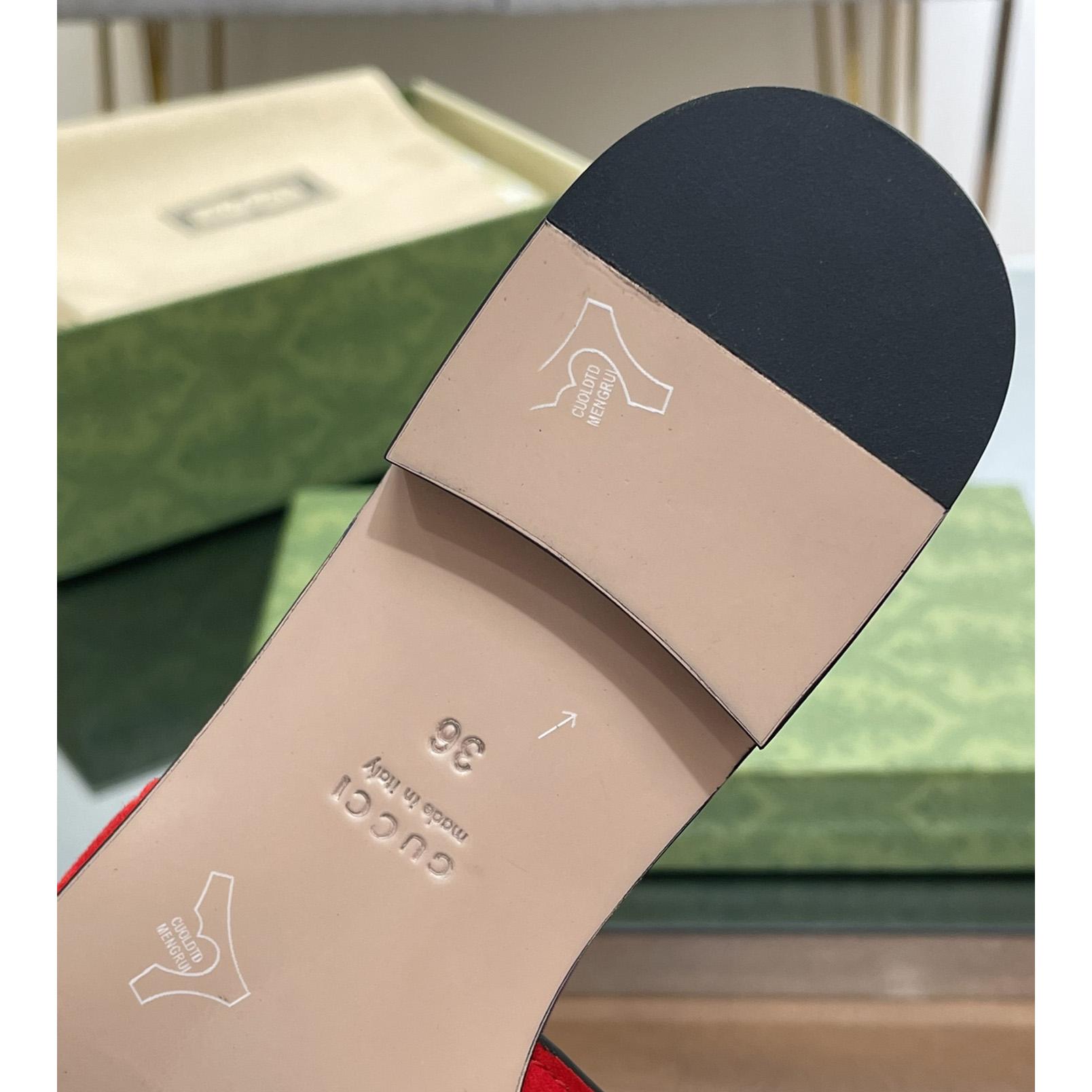 Gucci Women's Interlocking G Cut-out Slide Sandal - PerfectKickZ