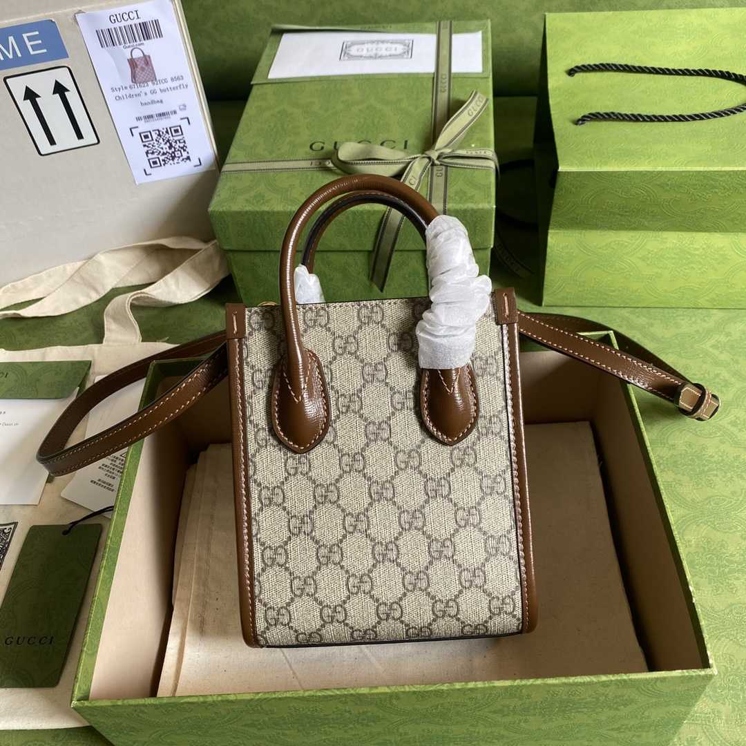 Gucci Mini Tote Bag With Interlocking G(16*20*7cm) - PerfectKickZ