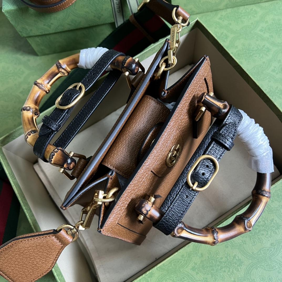 Gucci Diana Mini Tote Bag(20*16*10cm) - PerfectKickZ