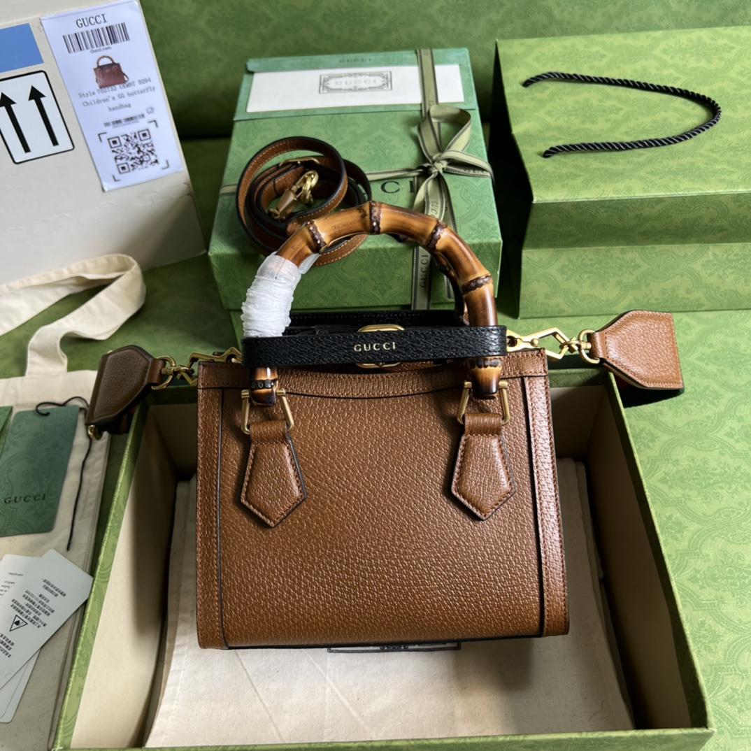 Gucci Diana Mini Tote Bag(20*16*10cm) - PerfectKickZ