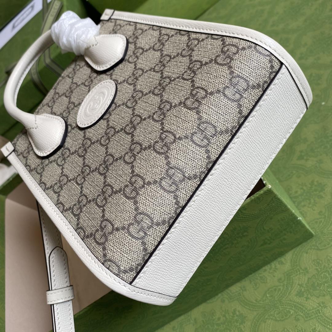 Gucci Mini Tote Bag With Interlocking G(16*20*7cm) - PerfectKickZ