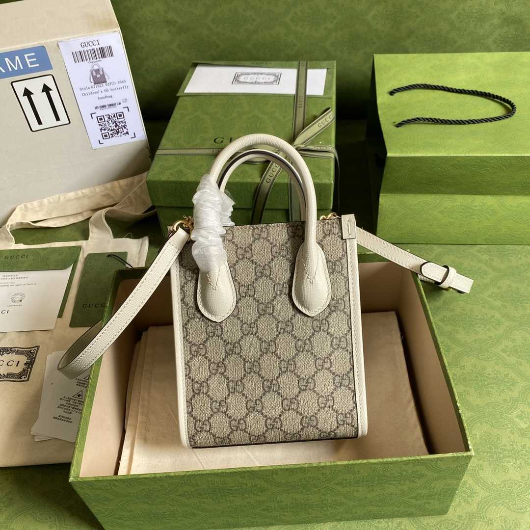 Gucci Mini Tote Bag With Interlocking G(16*20*7cm) - PerfectKickZ