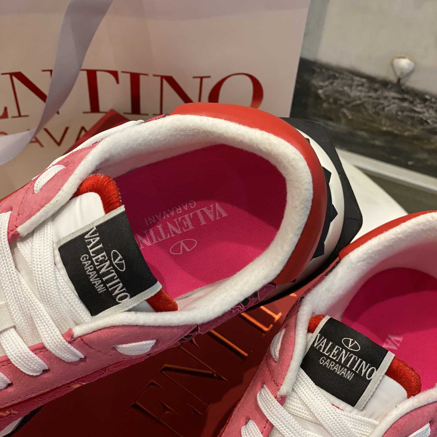 Valenti  Lace And Mesh Lacerunner Sneaker  - PerfectKickZ