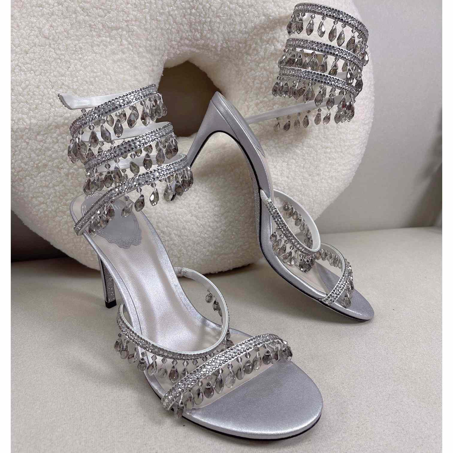 Rene Caovilla Elegant Evening Sandals Chandelier - PerfectKickZ